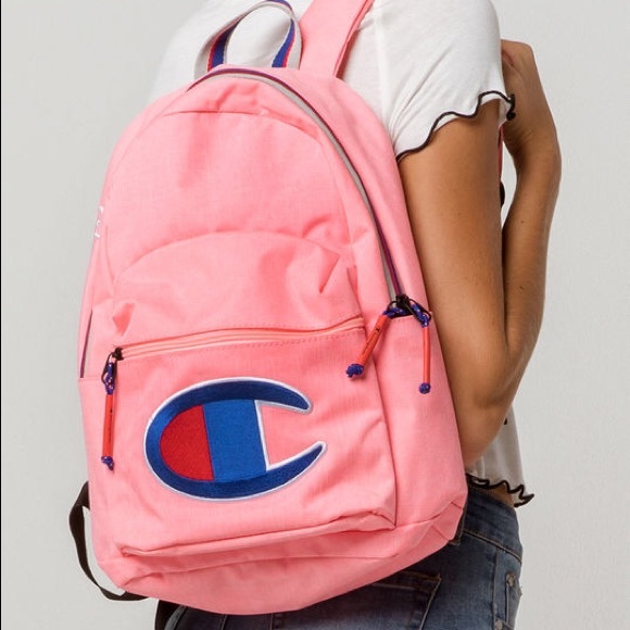 champion pink bookbag